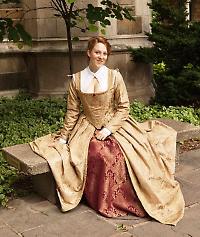 Elizabethen court dress