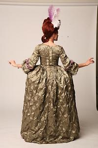 rococo dress back