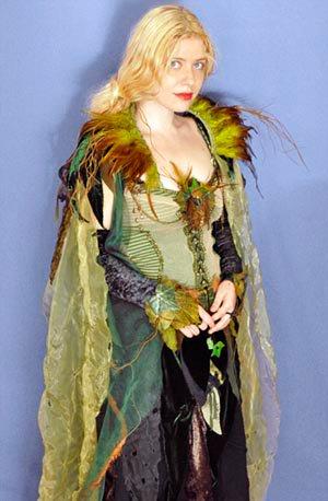 Priscilla Hernandez: Dryad nymph green  fairy dress
