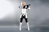 sexy  space trooper female corset dress