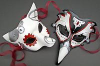 steampun animal wedding masks