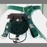 elven set bag and belt