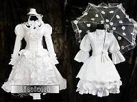 lolita white dress