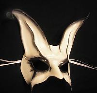 white rabbit Alice wonderland mask