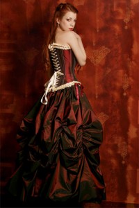 western corset dress